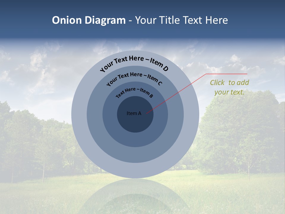Park Shadows Outdoors PowerPoint Template