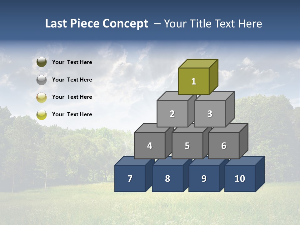 Park Shadows Outdoors PowerPoint Template