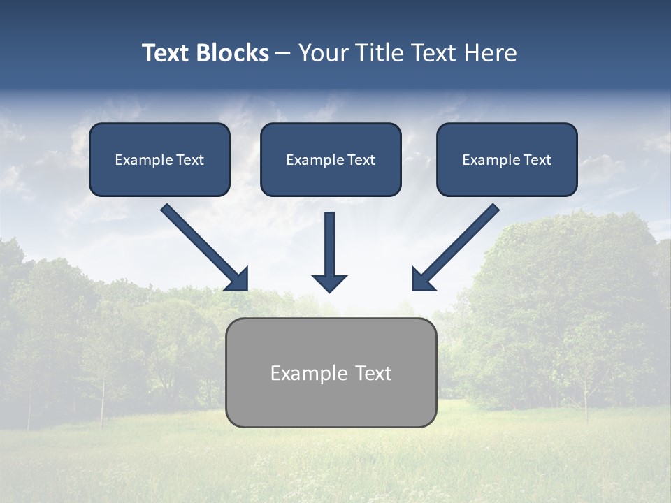 Park Shadows Outdoors PowerPoint Template