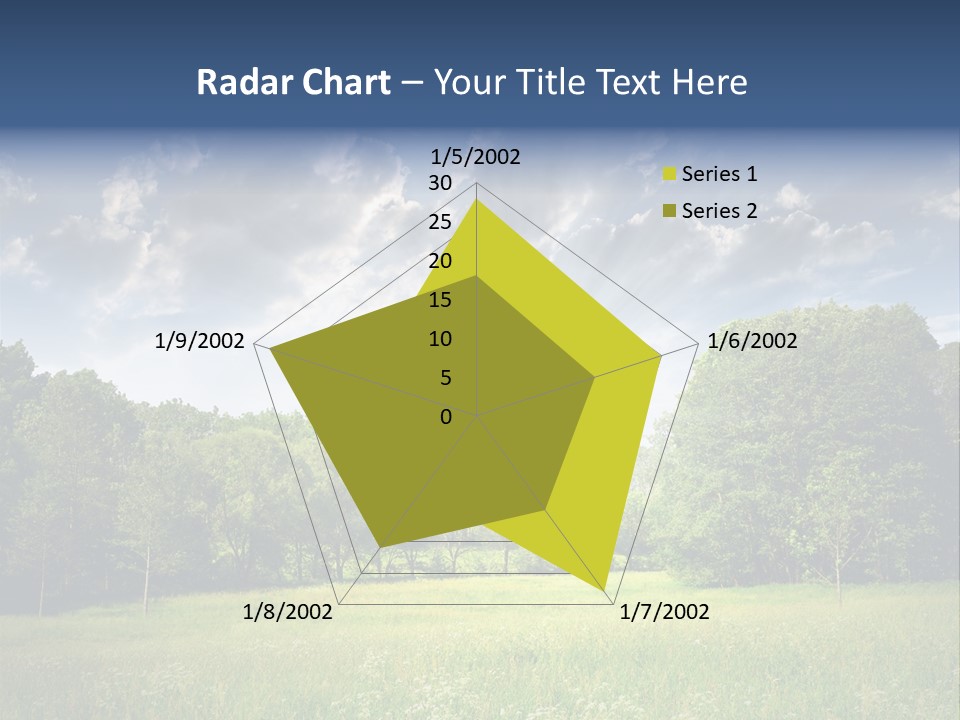 Park Shadows Outdoors PowerPoint Template