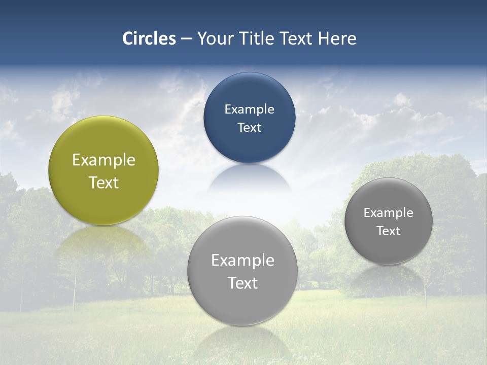 Park Shadows Outdoors PowerPoint Template