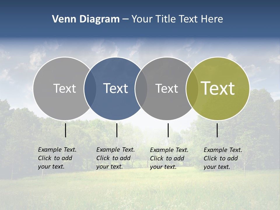 Park Shadows Outdoors PowerPoint Template