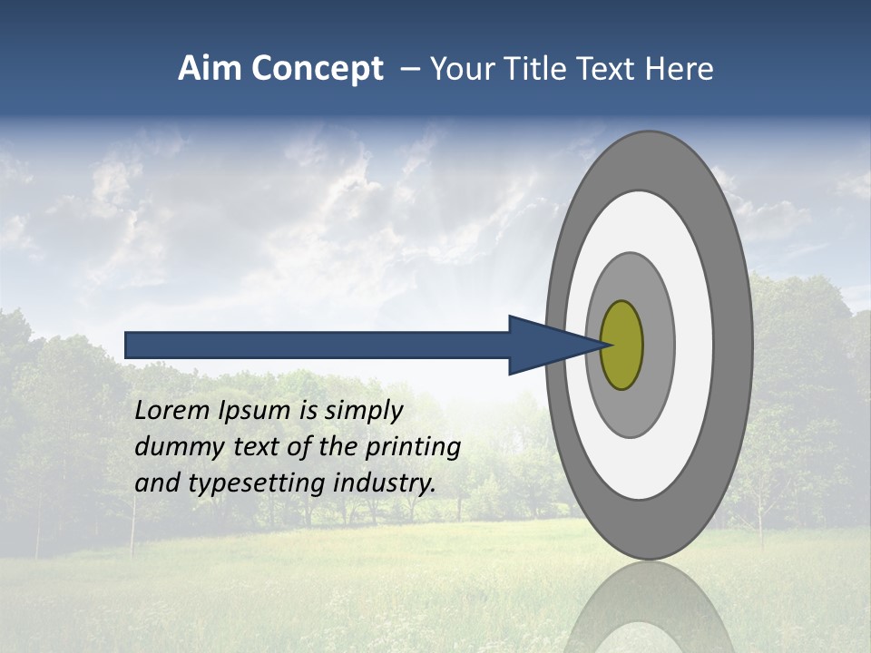 Park Shadows Outdoors PowerPoint Template