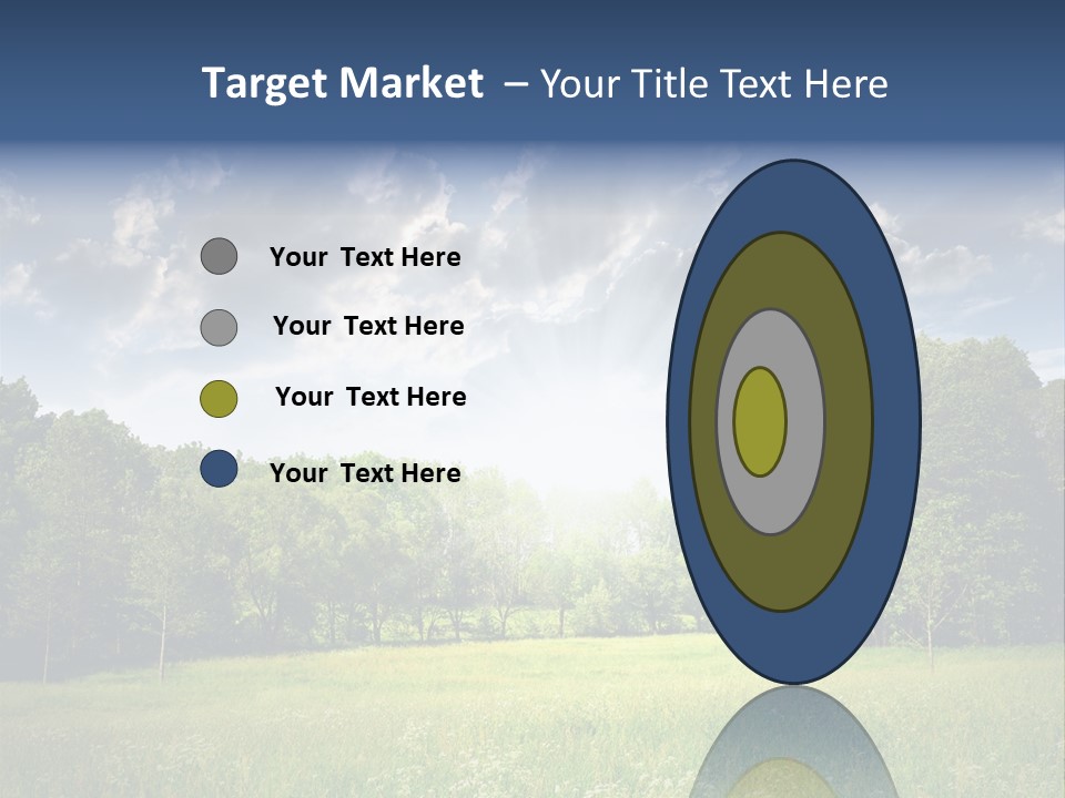 Park Shadows Outdoors PowerPoint Template