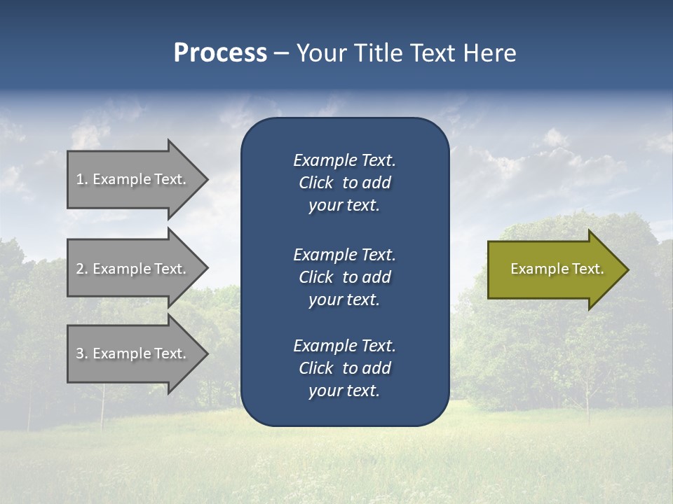 Park Shadows Outdoors PowerPoint Template
