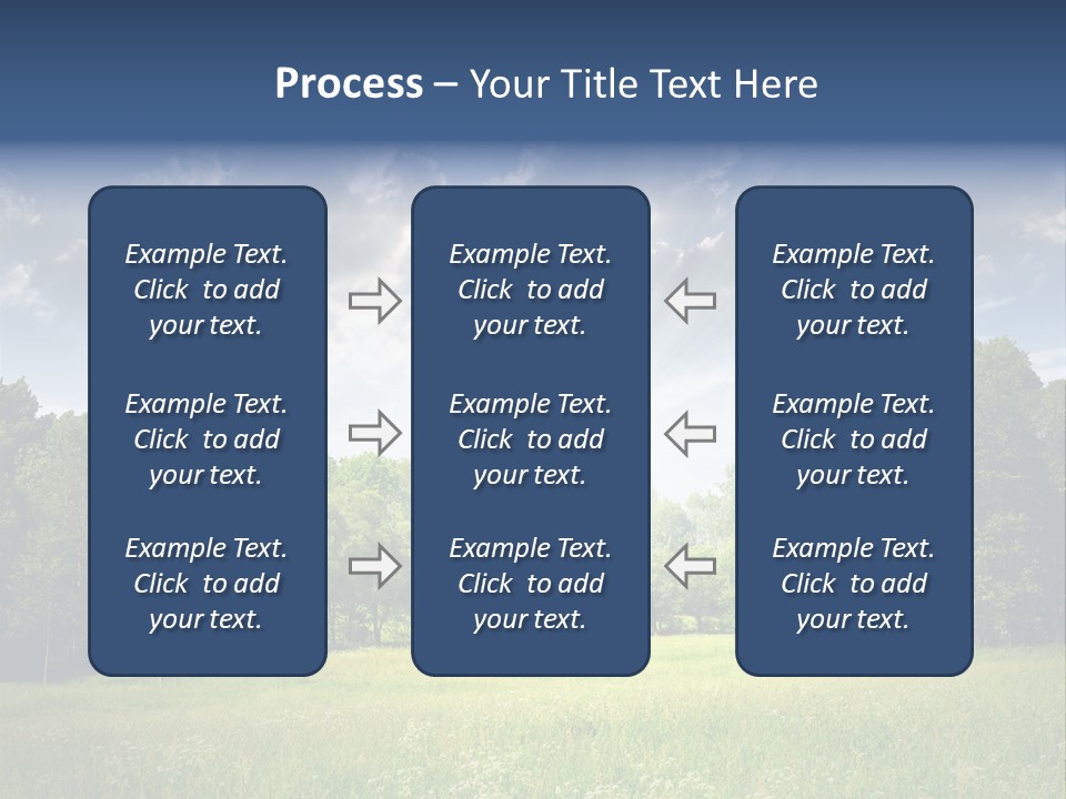 Park Shadows Outdoors PowerPoint Template