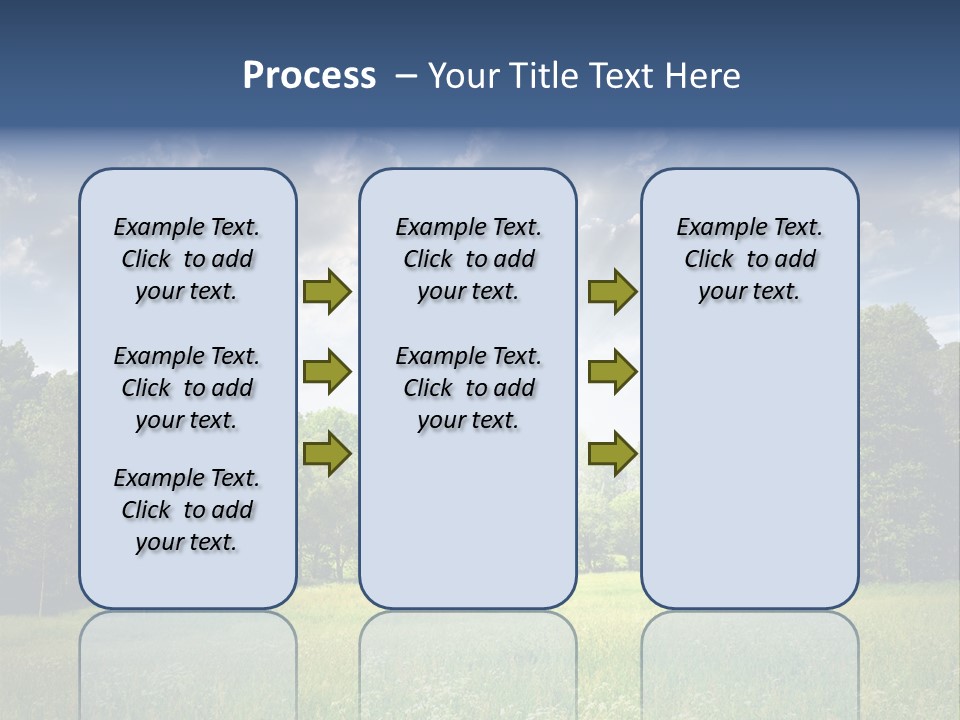 Park Shadows Outdoors PowerPoint Template