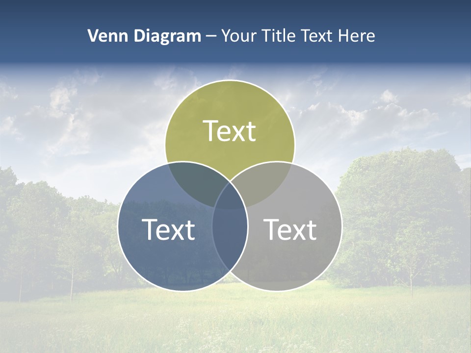 Park Shadows Outdoors PowerPoint Template
