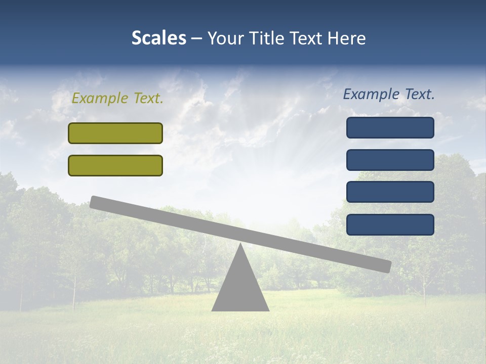 Park Shadows Outdoors PowerPoint Template