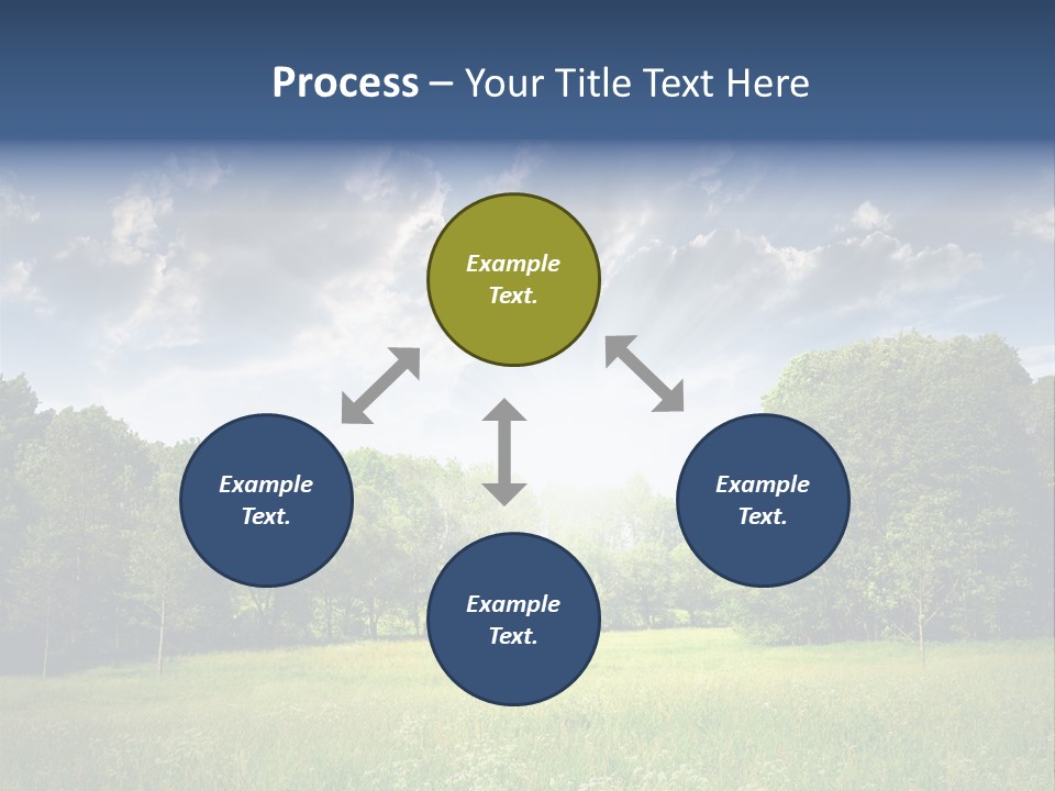 Park Shadows Outdoors PowerPoint Template