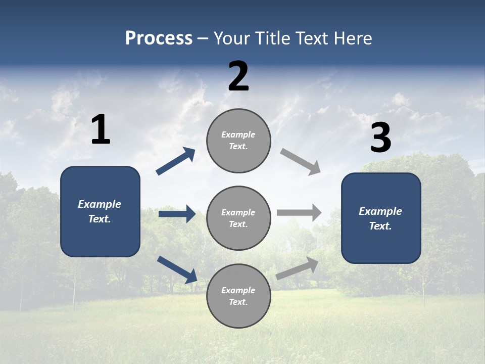 Park Shadows Outdoors PowerPoint Template