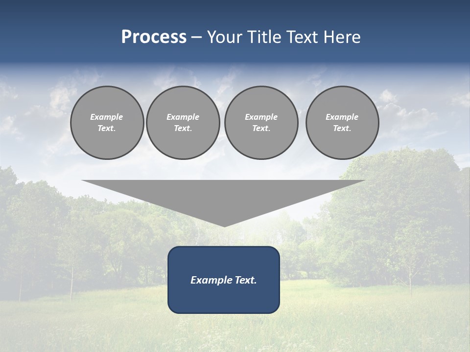 Park Shadows Outdoors PowerPoint Template