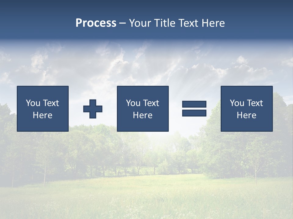 Park Shadows Outdoors PowerPoint Template