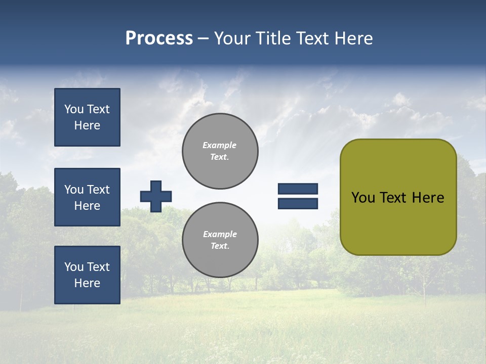 Park Shadows Outdoors PowerPoint Template
