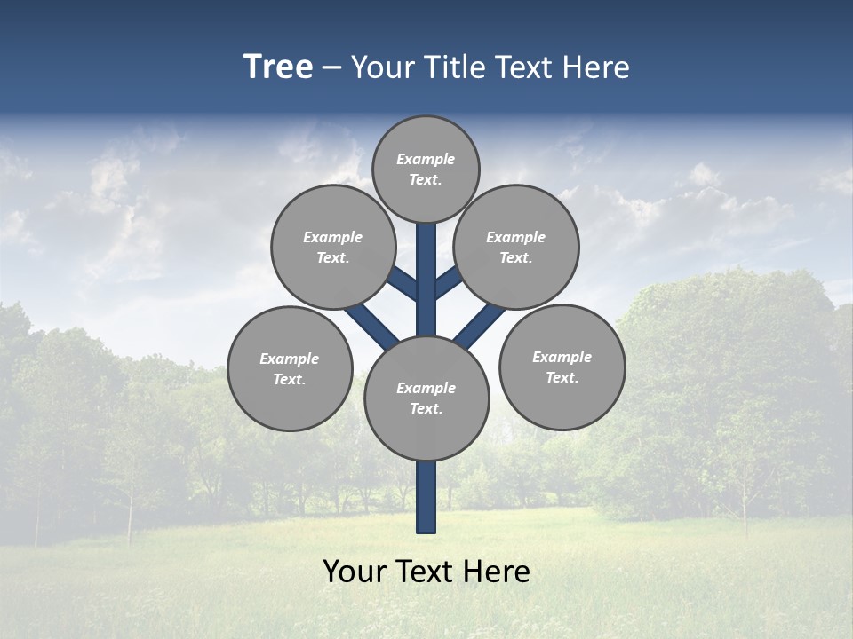 Park Shadows Outdoors PowerPoint Template