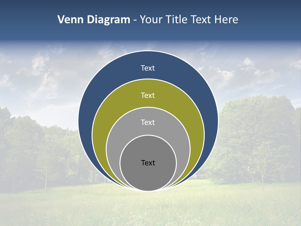 Park Shadows Outdoors PowerPoint Template