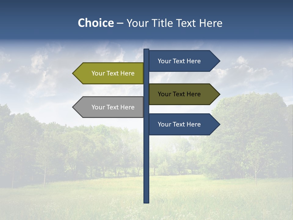 Park Shadows Outdoors PowerPoint Template