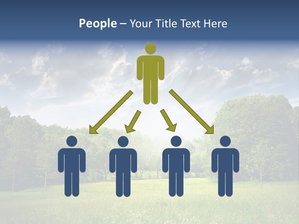 Park Shadows Outdoors PowerPoint Template