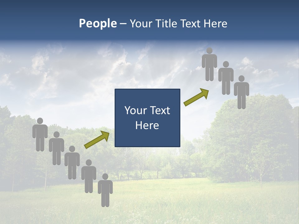 Park Shadows Outdoors PowerPoint Template