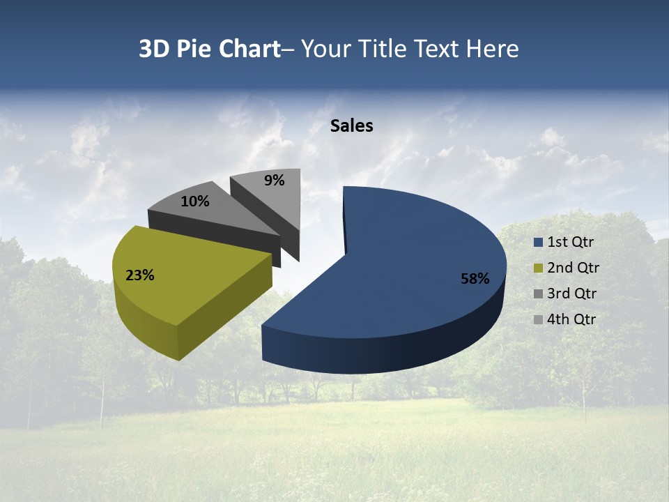 Park Shadows Outdoors PowerPoint Template