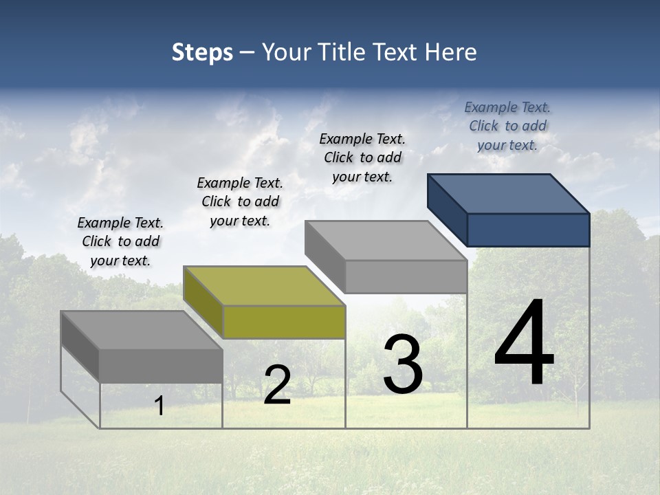 Park Shadows Outdoors PowerPoint Template