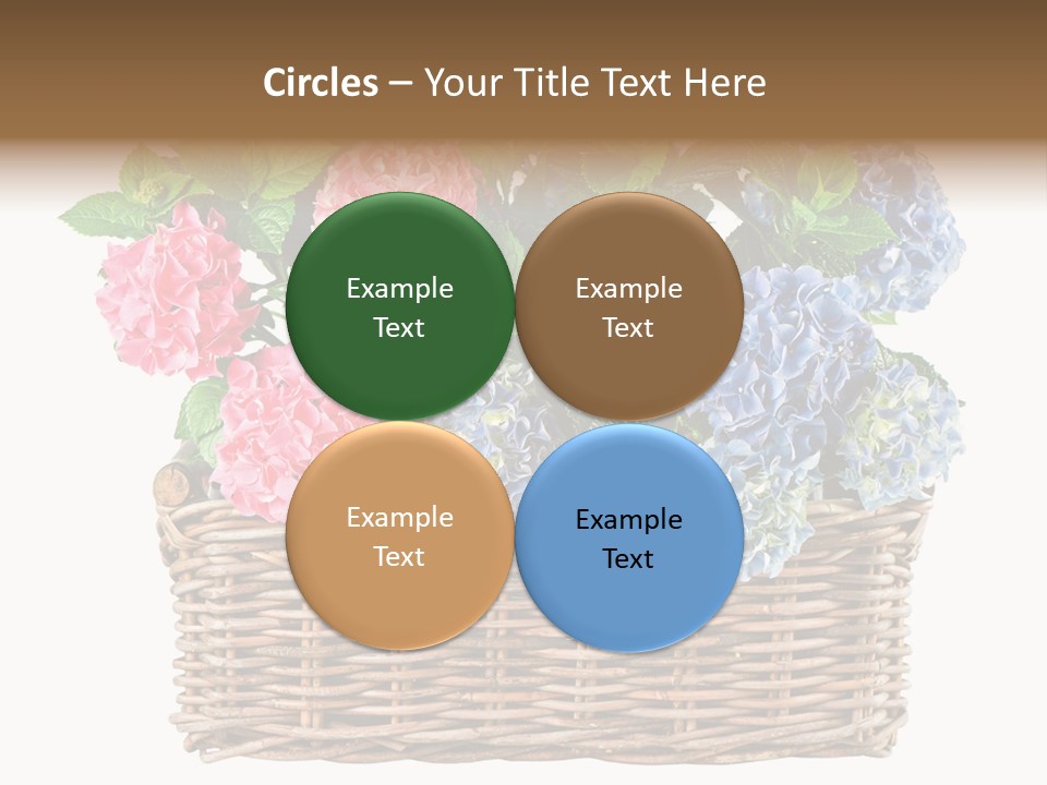 Pink Bloom Decoration PowerPoint Template