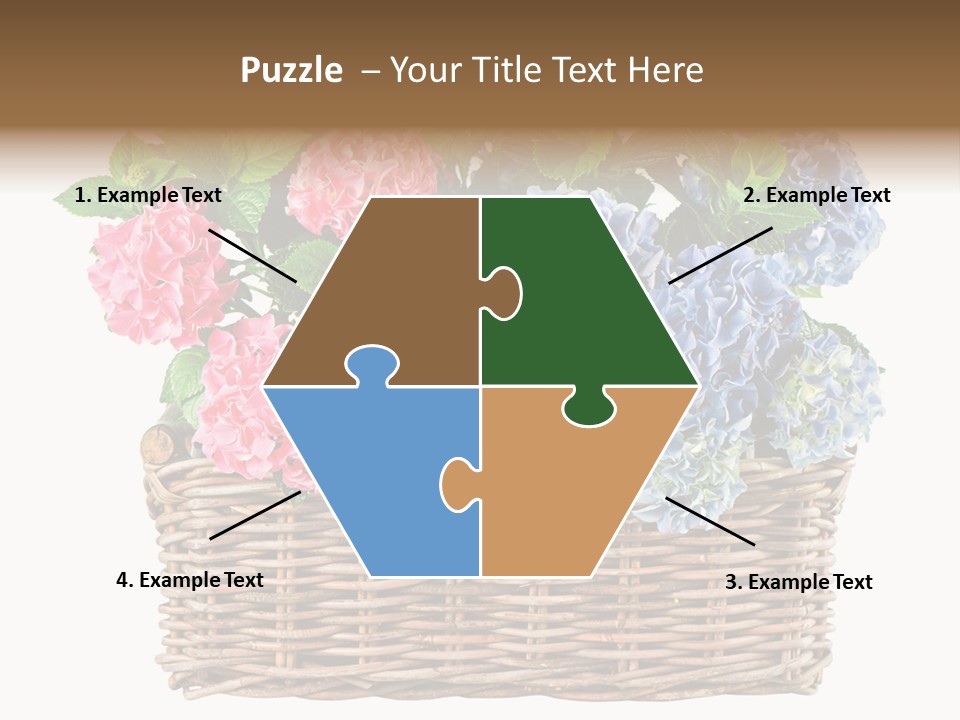 Pink Bloom Decoration PowerPoint Template