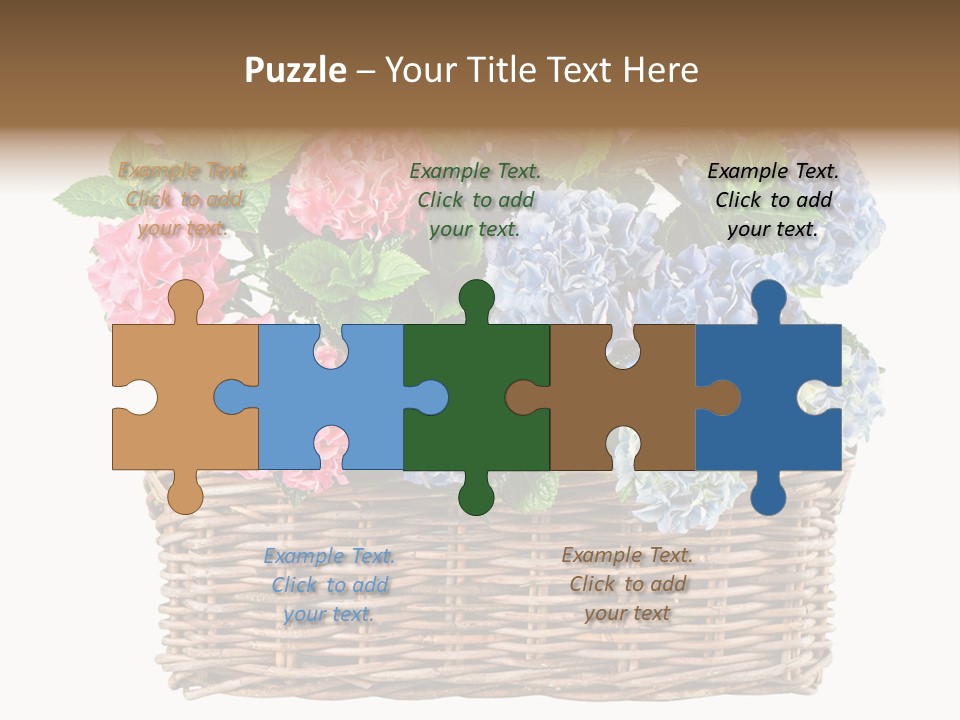 Pink Bloom Decoration PowerPoint Template