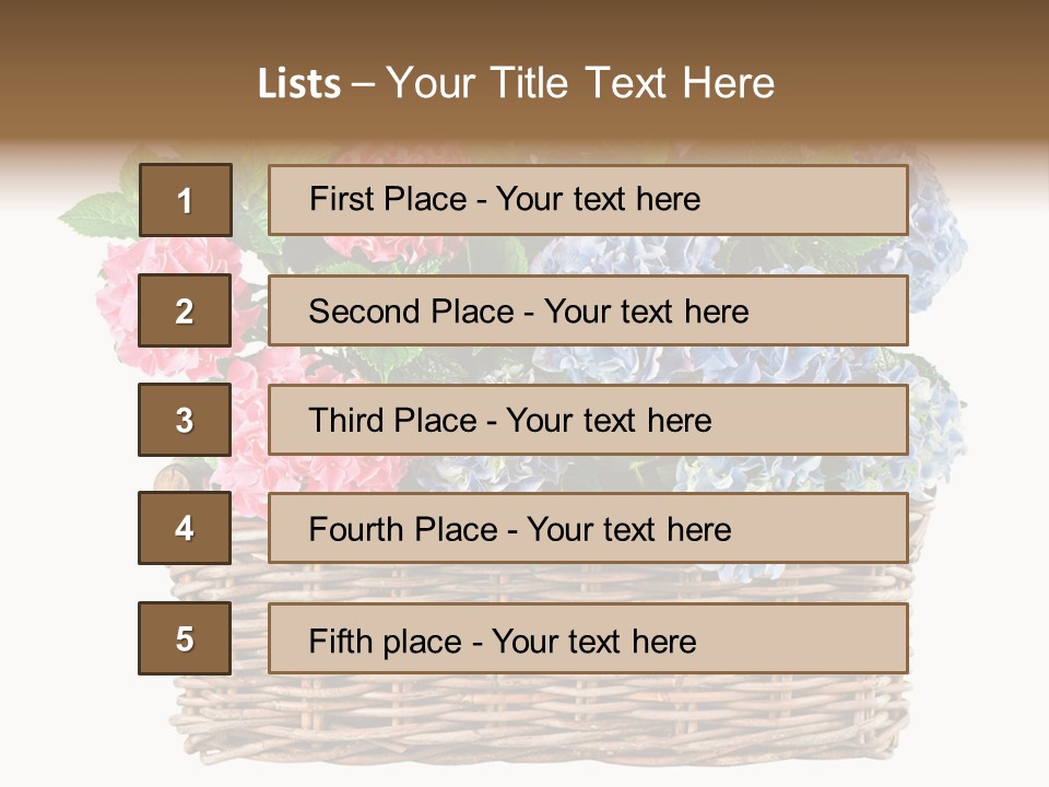 Pink Bloom Decoration PowerPoint Template