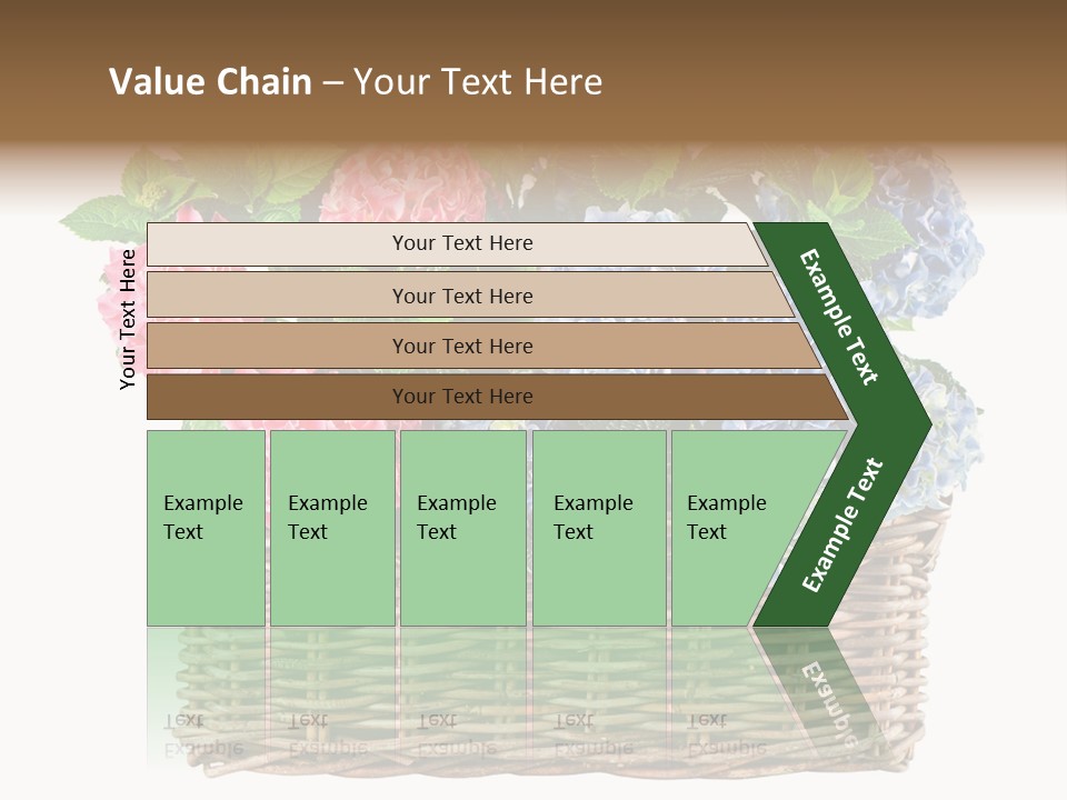 Pink Bloom Decoration PowerPoint Template