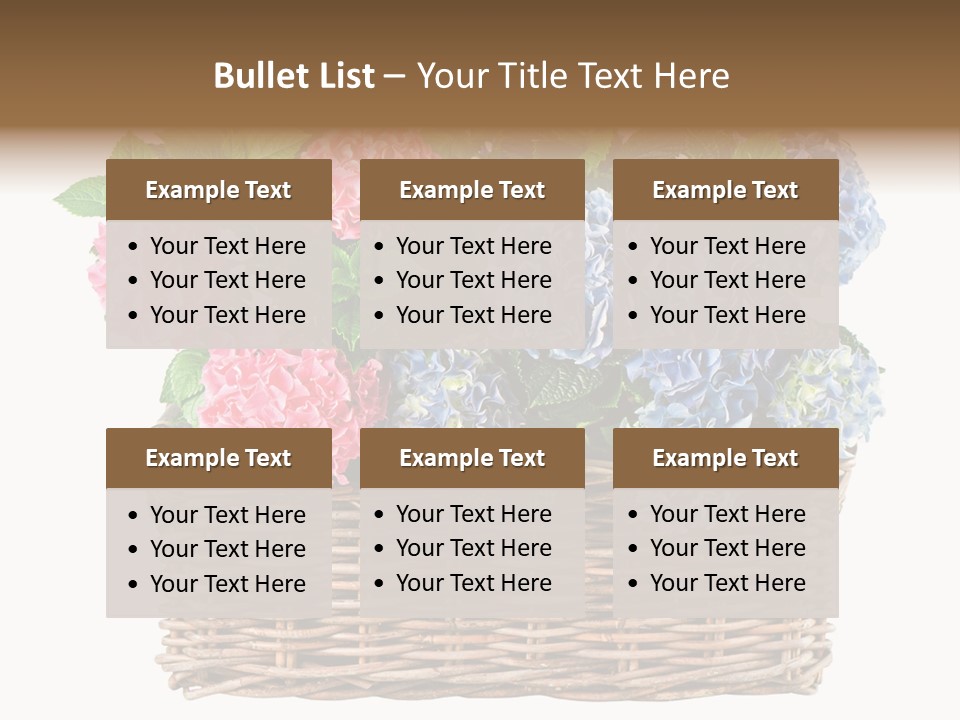 Pink Bloom Decoration PowerPoint Template