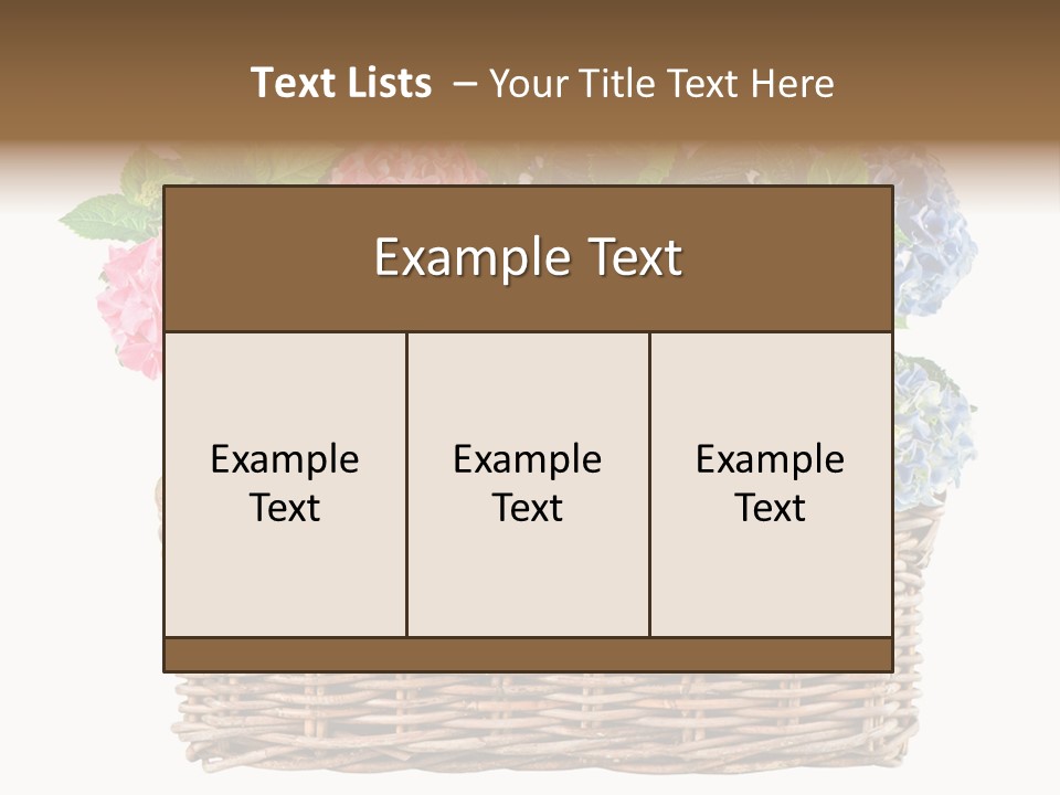 Pink Bloom Decoration PowerPoint Template