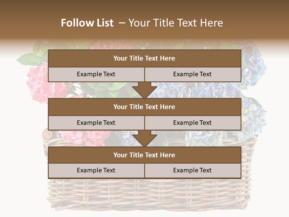 Pink Bloom Decoration PowerPoint Template