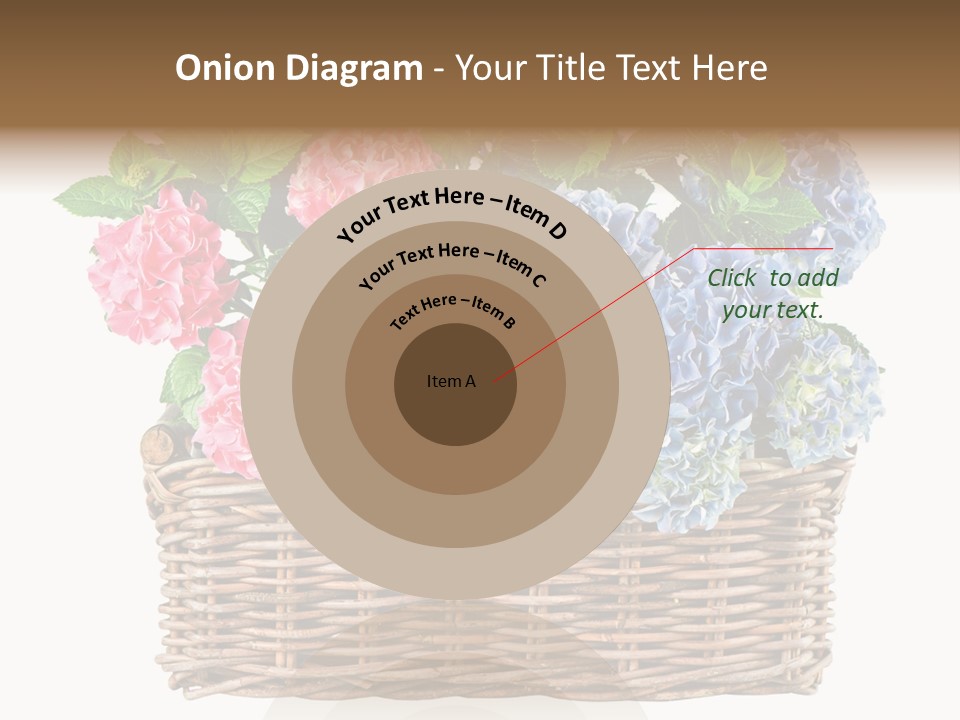 Pink Bloom Decoration PowerPoint Template