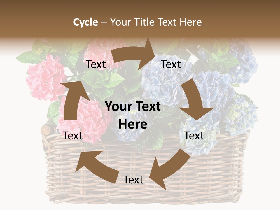 Pink Bloom Decoration PowerPoint Template