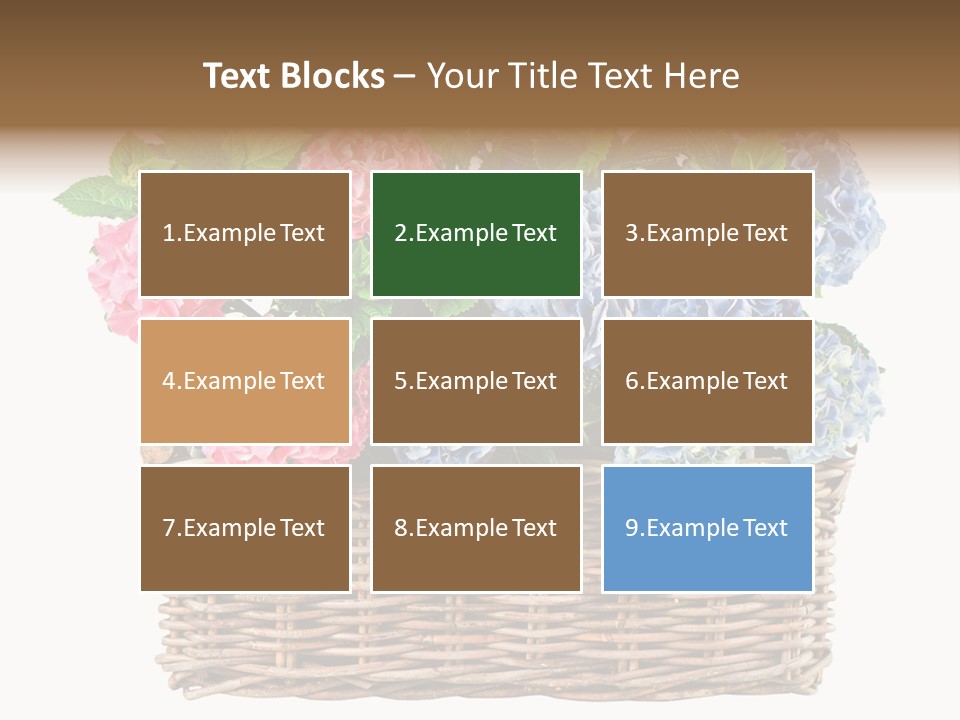 Pink Bloom Decoration PowerPoint Template