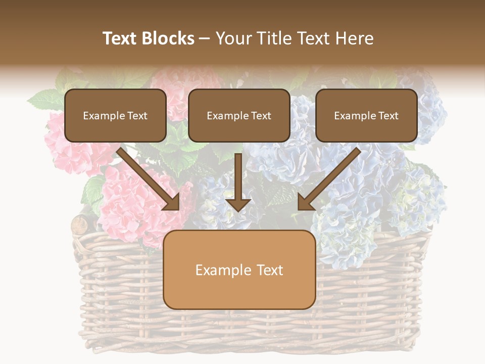 Pink Bloom Decoration PowerPoint Template