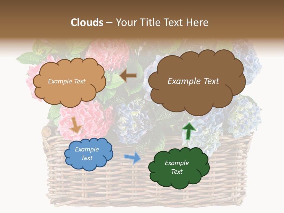 Pink Bloom Decoration PowerPoint Template