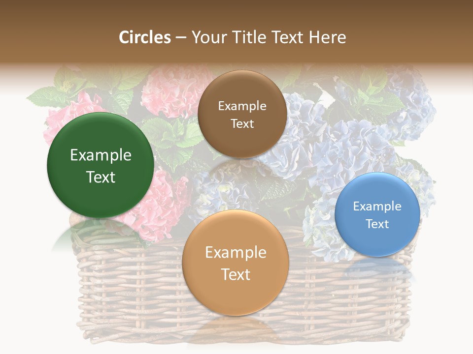 Pink Bloom Decoration PowerPoint Template