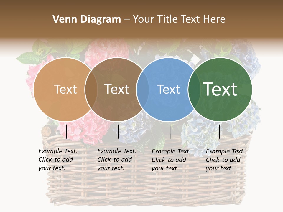 Pink Bloom Decoration PowerPoint Template