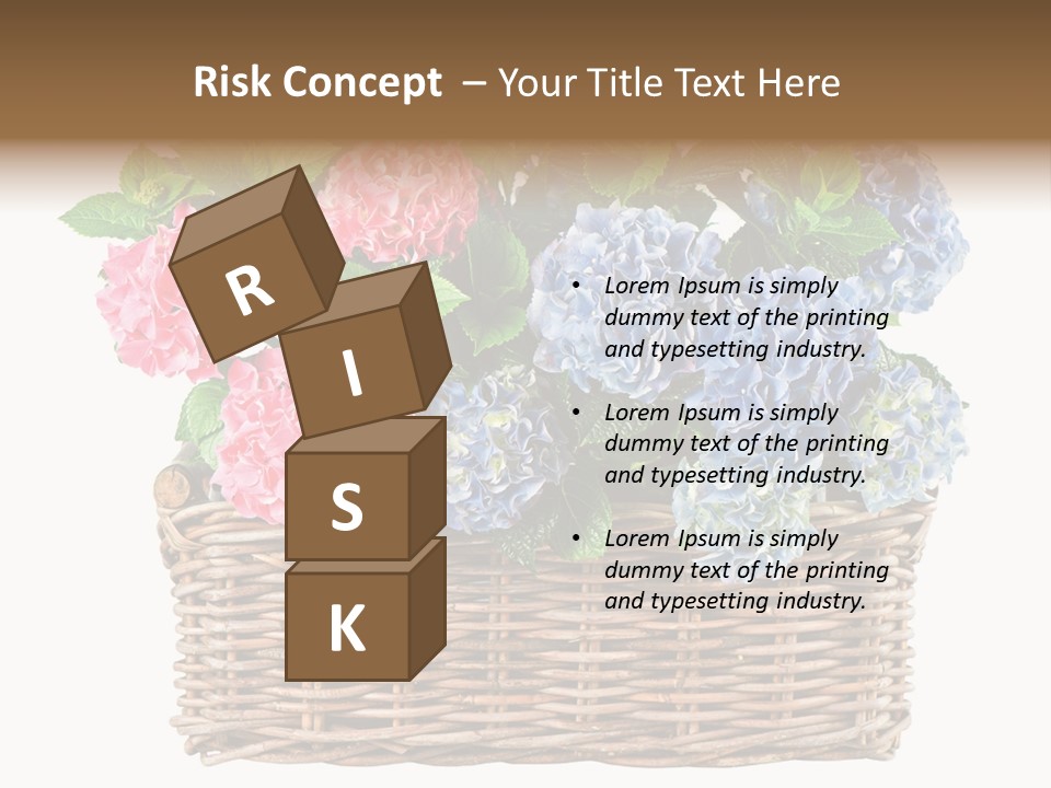 Pink Bloom Decoration PowerPoint Template