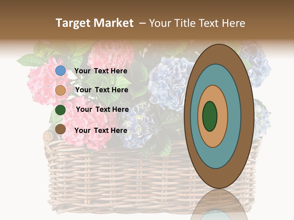 Pink Bloom Decoration PowerPoint Template