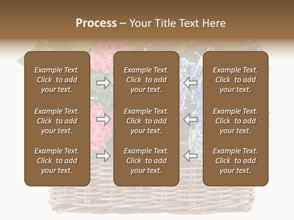 Pink Bloom Decoration PowerPoint Template