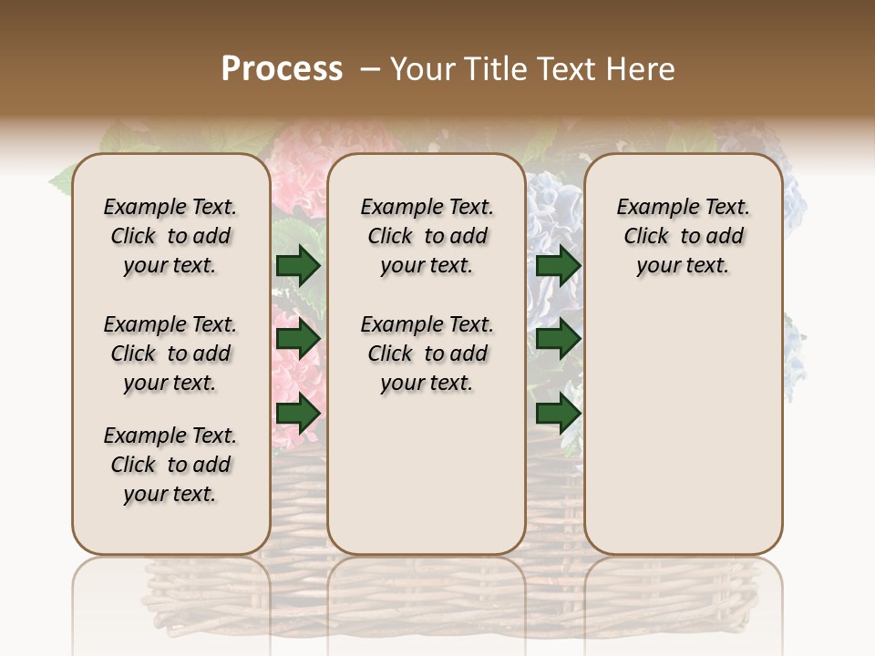 Pink Bloom Decoration PowerPoint Template
