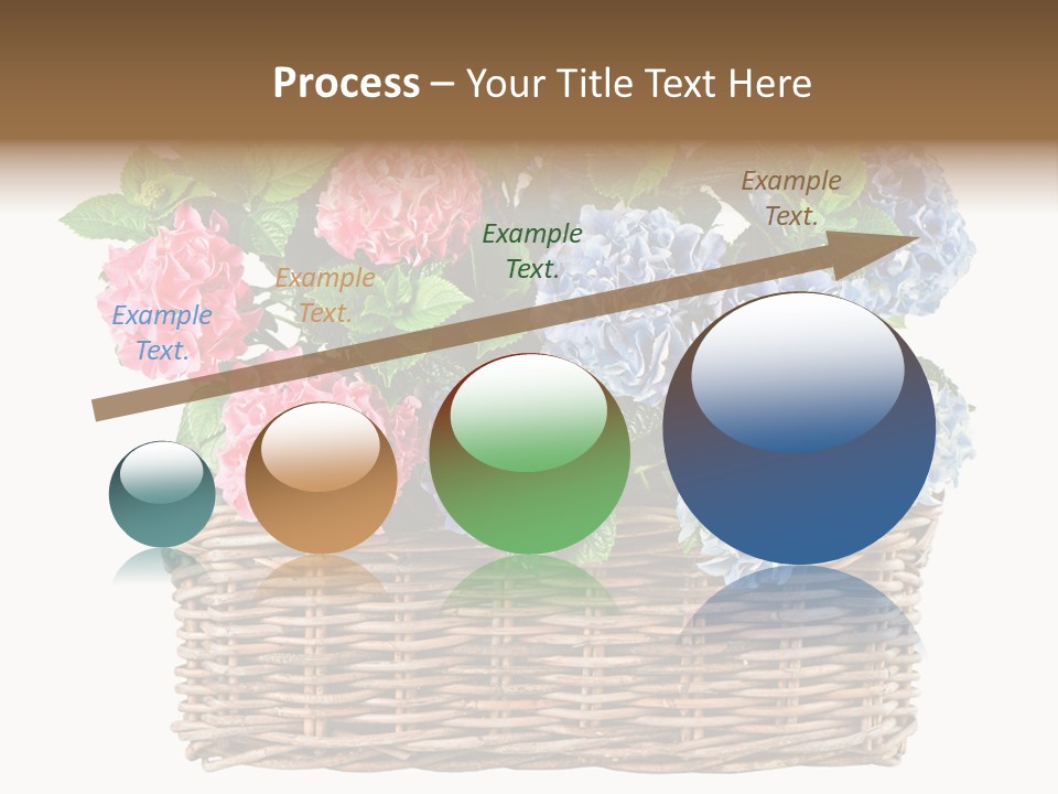 Pink Bloom Decoration PowerPoint Template