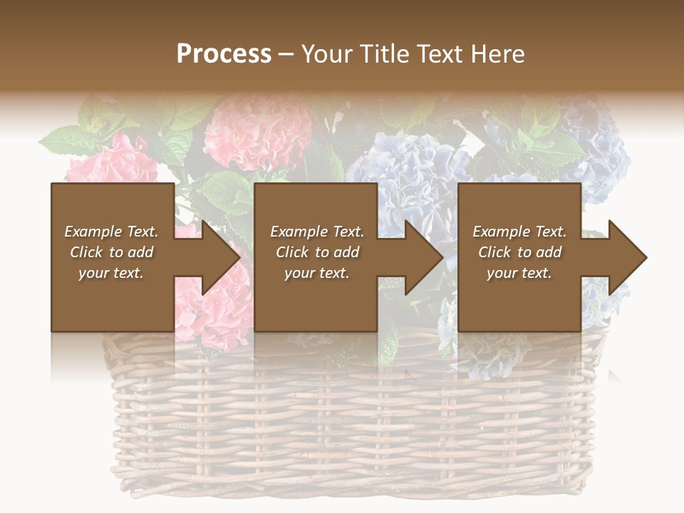 Pink Bloom Decoration PowerPoint Template