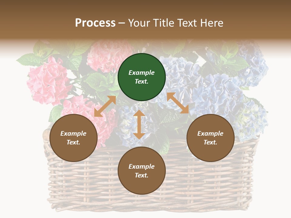 Pink Bloom Decoration PowerPoint Template