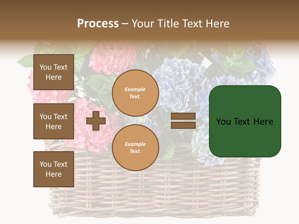 Pink Bloom Decoration PowerPoint Template