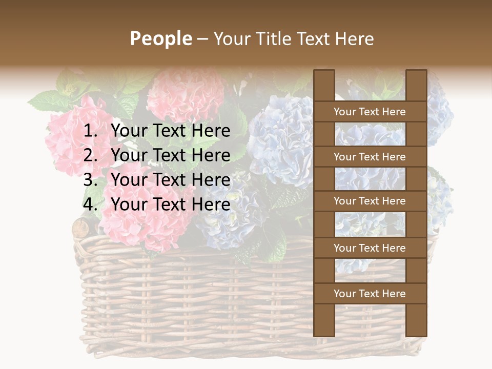 Pink Bloom Decoration PowerPoint Template