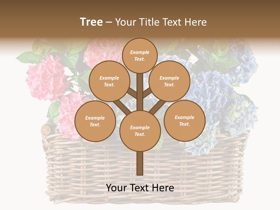 Pink Bloom Decoration PowerPoint Template